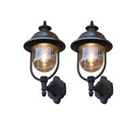 Konstsmide Set di 2 lampade da parete PARMA, in acciaio inox, E27, IP43, 7239-000