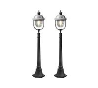 KONSTSMIDE Set di 2 luci per sentieri PARMA, in acciaio inox, E27, IP43, 7242-000