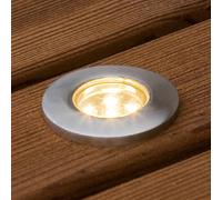 Konstsmide Set di 3 lampade da incasso a pavimento Mini piatte Konstsmide