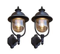 Konstsmide Set di lampade da parete stehende Parma, Acciaio Inossidabile lampada tetto, E27, ip43; 7239 - 000
