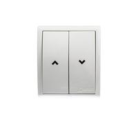 Kontakt-Simon AQZ1/11 interruttore elettrico Pushbutton switch Bianco - Accessorio coltello elettrico (Pushbutton switch, Bianco, Plastica, IP54, 250