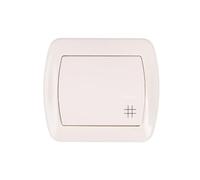 Kontakt-Simon AW7/12 - Interruttore elettrico in plastica, IP20, 250 V, 10 A, 90 mm, 37,5 mm