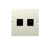 Kontakt-Simon BMTF2.02/12 - Presa di corrente in plastica IP20, 67 mm, 67 mm, colore: Beige