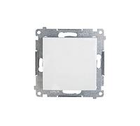 Kontakt-Simon DW1A.01/11 - Interruttore elettrico, colore: bianco, in plastica, IP20, IP44, 250 V, 16 A, 75 mm