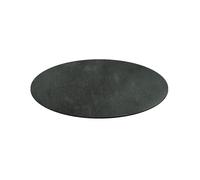 KONTE.DESIGN Set di 2 piani per tavolo SPARGI rotondo effetto piombo diametro 70 cm