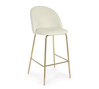 KONTE.DESIGN Set di 2 Sgabelli Bar CARRY Bianco