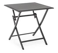 KONTE.DESIGN Tavolo ELIN Pieghevole Antracite 70x70 cm