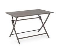 KONTE.DESIGN Tavolo ELIN Pieghevole Tortora 110x70 cm