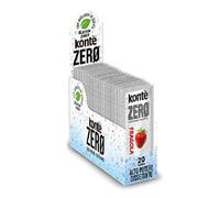 KONTE ZERO DRINK alla FRAGOLA - 20 Bustine Monodose di Preparato istantaneo per Bevande con Estratto di Stevia e Vitamina C - Zero Calorie - Zero Zuccheri - Gluten Free -