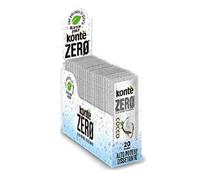 KONTE ZERO DRINK COCCO - 20 Bustine Monodose di Preparato istantaneo per Bevande con Estratto di Stevia e Vitamina C - Zero Calorie - Zero Zuccheri - Gluten Free -