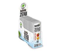 KONTE ZERO DRINK ICE TEA PESCA - 20 Bustine Monodose di Preparato istantaneo per Bevande con Estratto di Stevia e Vitamina C - Zero Calorie - Zero Zuccheri - Gluten Free -
