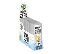 KONTE ZERO DRINK TE' AL LIMONE - 20 Bustine Monodose di Preparato istantaneo per Bevanda ICE TEA LIMONE con Estratto di Stevia e Vitamina C - Zero Calorie - Zero Zuccheri - Gluten Free -