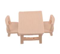 KONTONTY 1 Set accessori per case delle bambole ornamenti per mobili da giardino sedia in miniatura per una casa delle bambole mobili realistici delle bambole roba in miniatura resina Beige