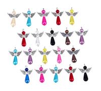KONTONTY 1 Set Ciondoli Angeli Da Decorazioni Uniche Per Chiavi E Collane Accessori Fai Da Te Per Gioielli Eleganti E Delicati 25 Pezzi