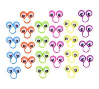 KONTONTY 1 Set Giocattoli Ad Anello Di Attività Marionette Da Dito Ragazzo Occhi Finti Burattino Da Dito Occhio Giocattoli Con Le Dita Del Bulbo Oculare Plastica Pezzi