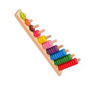 KONTONTY 1 Set Giocattoli Educativi Legno per Matematici per Contabilità Didattico per Sviluppo Abilità Pratiche e Classificazione Interazione Genitori