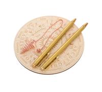 KONTONTY 1 Set Kit Bacchette da Rabdomante Rame Tappetino Spirituale per Caccia AI Portatile e Leggero per Pratiche Spirituali