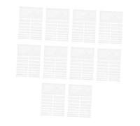 KONTONTY 10 Fogli Regolatore Dell'anello Ridimensionatore di Invisibile Anello di Regolazione Invisibile Regolatore della Dimensione Dell'anello Allentato Gel di Silice Trasparente