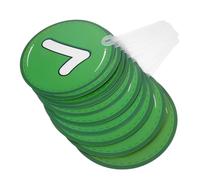 KONTONTY 10 Palette Risposta Plastica Bifacciali Falso Per Partecipazione Discussione Classe Adatte Studenti Insegnanti Robuste Facili Manutenzione