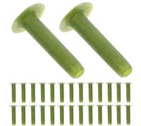 KONTONTY 100 Pezzi Chiodi in Plastica per Fiori Artificiali, Verdi | Accessori Multiuso per Composizioni Floreali, Plastico Resistente, Adatti a Famiglie e Amici, Verde