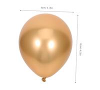 KONTONTY 100pezzi Palloncini Dorati Metallizzati in Gomma per Decorazioni Festa Compleanno Shower Speciali