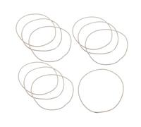 KONTONTY 10pezzi Supporto Microfono Fasce Elastiche Anti-vibrazione Anello di Gomma Isolante per Microfono Condensatore Kit di Ricambio per Supporto