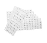 KONTONTY 12 Fogli Etichette Simbolo Adesive Resistenti per Pannelli Elettrici Sicurezza e Antisbiadimento Etichette per Macchinari e Industriali