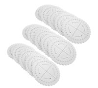 KONTONTY 15 Pezzi Set 15 Pezzi Disco Intrecciato Kumihimo 32 Fori Rotondo, Strumento Creativo per Braccialetti Fatti a Mano, Piastra per Tessitura Filo Portatile, Kit Artigianale per