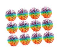 KONTONTY 15pezzi Palline Di Silicone Morbide in Palla Di Fili Colorate Per Giochi Sensoriali All Antistress Per Ragazzo e Animali Domestici Facili Da Pulire