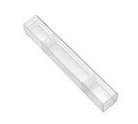 KONTONTY 1pezzi Astuccio per Penna Microblading Sopracciglia Contenitore Trasparente in Doppia Fibbia per Mantenere la Penna Pulita e Protetta