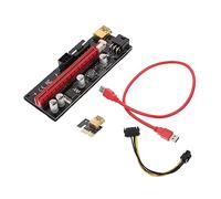 KONTONTY 1set Pin Pci-e Riser Adapter Usb Per Gpu Estensore Alimentato Indipendente Per Mining Rig e Configurazioni Multiple Schede Grafiche