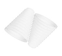 KONTONTY 2 Pezzi Connettore Di Condotto Per Riscaldamento Aumento Del Flusso D'aria Ventilazione Cappa Da Cucina Riduttore in Duraturo Facile Installazione