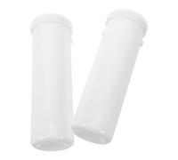 KONTONTY 2 Pezzi Contenitore per Ghiaccio a Forma di Bastoncino per Distributori di Birra e Cocktail, in Plastica Bianca Facile da Pulire Superficie Liscia, per Feste ed Eventi