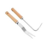 KONTONTY 2 Pezzi estrattore di Radici Attrezzi per Bonsai sarchiatrice Manuale da Giardino Attrezzi da Giardinaggio per diserbo Strumento per eliminare Le Crepe diserbante di Legno Cachi