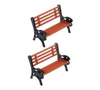 KONTONTY 2 Pezzi Mini da Giardino in Miniatura Sedia Piccola per Decorazioni Casa delle Bambole e Paesaggi in Miniatura Accessorio DIY per delle Fate