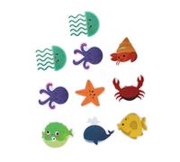 KONTONTY 20 Pezzi Adesivi Antiscivolo per da Bagno Adesivi Cartoon Animali Marini Sicurezza per Facili da Applicare su Superfici Lisce Design per Rendere Bagno e