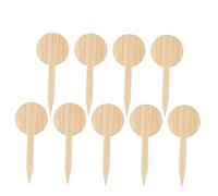 KONTONTY 20 Pezzi etichetta del giardino tag vegetali rotondi etichetta di marcatura della pianta cartellini per piante cartellini piante etichette a punta tonda tipo t palo segna pianta