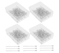 KONTONTY 200 pezzi Spilli da Cucito con per Gioielli e Fai da Te Perline Eleganti per Decorazioni Nozze Bouquet e Progetti Creativi Leggeri e Facili da Usare