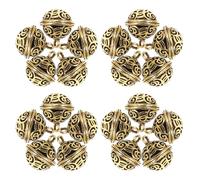 KONTONTY 20pezzi Campanellini Decorativi in Lega per Lavoretti Mini Ornamenti Forma di Campanello Eolico Ciondoli Pendenti Sospesi Piccoli per Decorazione Fai da Te