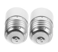 KONTONTY 2pezzi Convertitore Portalampada Adattatore Per Lampadine Led Alogene e Filamenti Resistente Alle Temperature