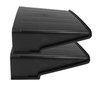 KONTONTY 2pezzi Copertura per Telecamera Esterna Copertura Antipioggia per Telecamera di Sicurezza Protezione UV e Antipolvere in Plastica Robusta Parasole per Cupola Proiettile