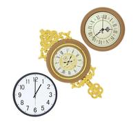 KONTONTY 3 Pezzi accessorio per casa delle bambole giocattoli per bambole vintage orologio da parete orologio sospeso decorazioni murali pla