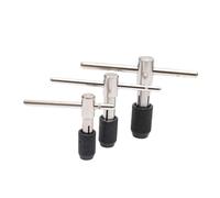 KONTONTY 3 pezzi Chiavi Cricchetto Regolabili T Handle per Maschi Filettatura Acciaio Resistente con Design Ergonomico per Uso Manuale Risparmio Lavoro e Precisione Professionale per