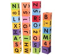 KONTONTY 30 Alfabetici e Numerici da Bagno per Giochi Educativi Colorati per Esperienza Bagno e Didattica