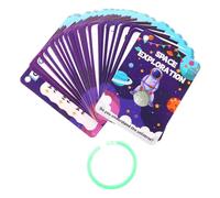 KONTONTY 34 Carte Didattiche Sui Pianeti Dello Spazio Per L'apprendimento Dei Bambini Carte Giocattolo Portatili E Facili Da Usare