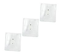 KONTONTY 3pezzi Borsa Trasparente Avvolgibile Di Pvc Custodia Portatile Per Donna Per Mare e Shopping