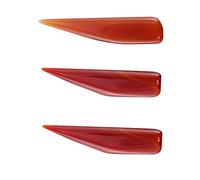 KONTONTY 3pezzi Lustratore per Gioielli in Agata Coltello in Agata per Lucidare Gioielli in Oro e Argento Utensile per Lucidare in Facile da Usare e Portatile per Mantenere La Superficie