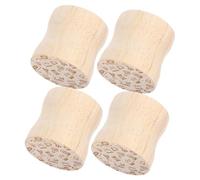KONTONTY 4 Pezzi Battaglio in Legno da Sarto Set di Pesi per Tessuto Strumento per Quilting E Cucito Beige