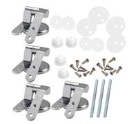 KONTONTY 4 Pezzi Cerniere per Sedile Wc in Resistenti e Kit Ricambio per Fissaggio e Sostituzione Facile del Copriwater Supporto Alta Capacità per Wc Robustezza e Comfort