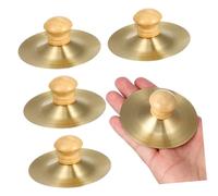 KONTONTY 4 Pezzi Cymbali per Strumenti Musicali Educativi per Apprendimento Precoce da Mini Cymbali per Feste e Danze per Giocattoli Musicali e Interazione Genitore